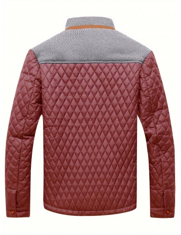 Lightweight Men's Winter Quilted Jacket with Warmth and Style