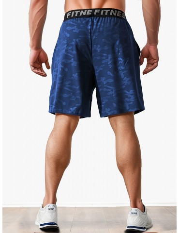 Men's Bull Print Casual Shorts - Breathable Polyester, Machine Washable, Non-Stretch Fabric for Basketball & Outdoor Activities