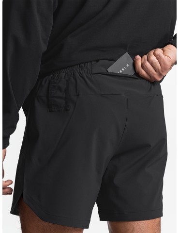 Men's Quick-Dry Athletic Shorts - Loose Fit, Breathable Polyester with Pockets, Perfect for Running & Training