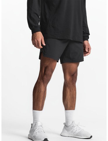 Men's Quick-Dry Athletic Shorts - Loose Fit, Breathable Polyester with Pockets, Perfect for Running & Training